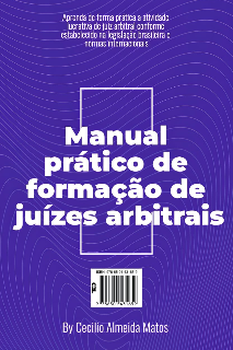Capa do Ebook Manual prático de formação de juízes arbitrais