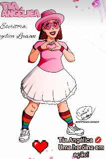 Capa do Ebook Tia Angélica! Uma heroína em ação!